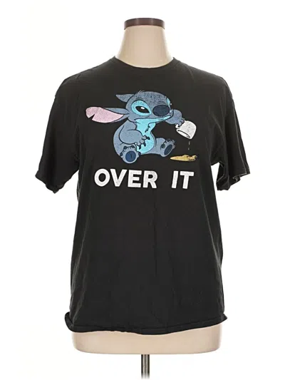 Pre-owned Disney Short Sleeve T-shirt In Black