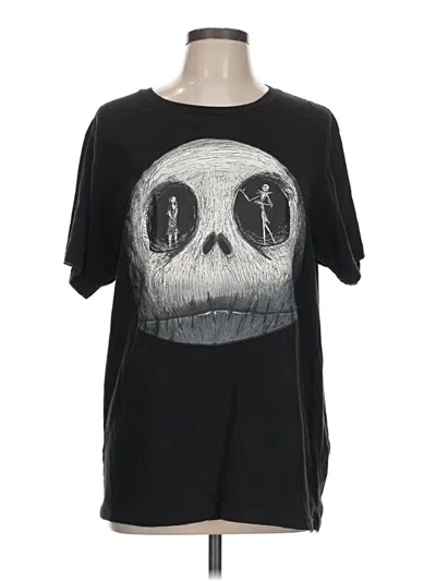 Pre-owned Disney Short Sleeve T-shirt In Black