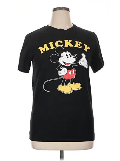 Pre-owned Disney Short Sleeve T-shirt In Black