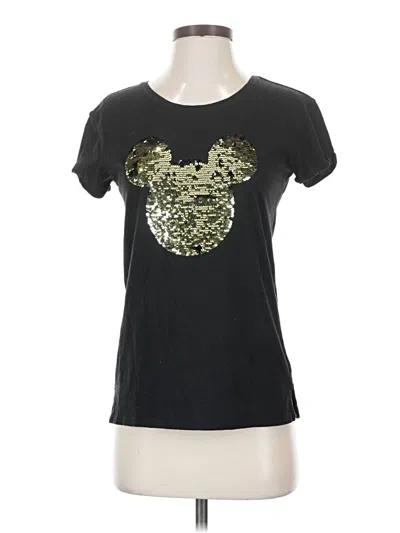 Pre-owned Disney Short Sleeve T-shirt In Black