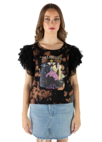 Disney Short Sleeve T-shirt In Black