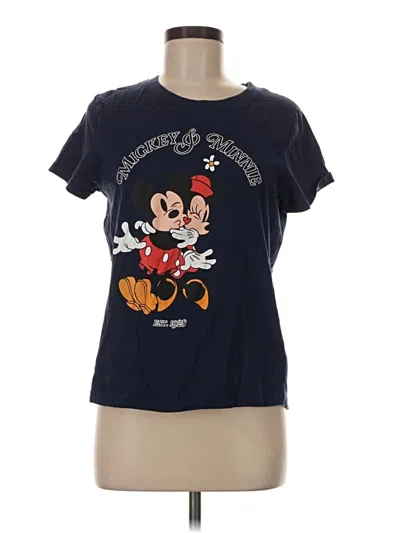 Pre-owned Disney Short Sleeve T-shirt In Black