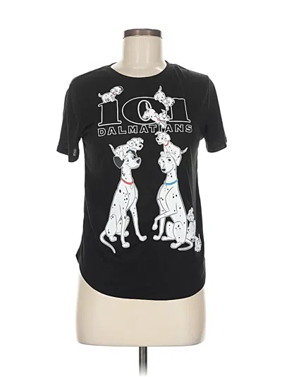 Pre-owned Disney Short Sleeve T-shirt In Black