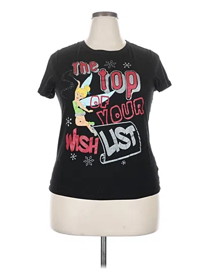 Pre-owned Disney Short Sleeve T-shirt In Black