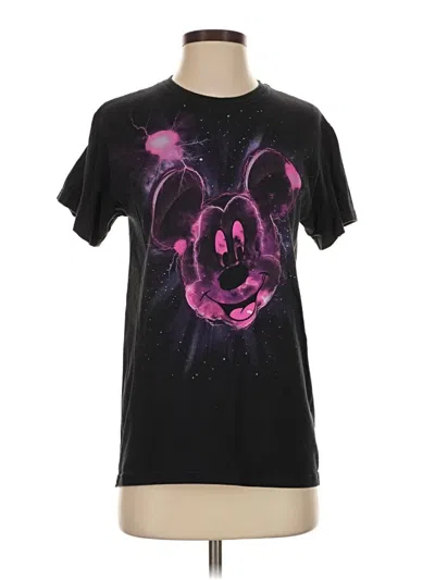 Pre-owned Disney Short Sleeve T-shirt In Black