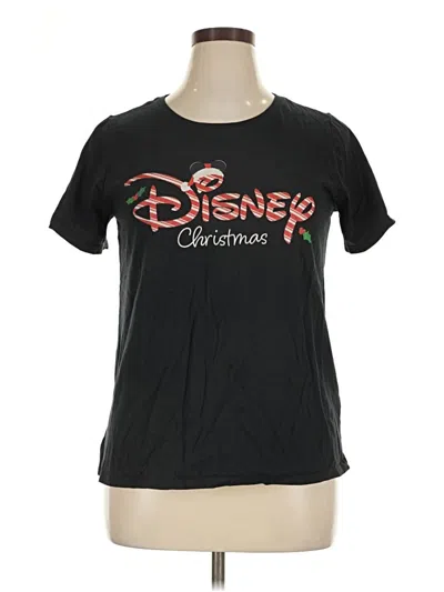 Pre-owned Disney Short Sleeve T-shirt In Black