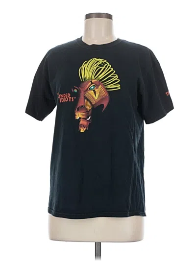Pre-owned Disney Short Sleeve T-shirt In Black