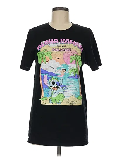 Pre-owned Disney Short Sleeve T-shirt In Black