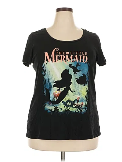 Pre-owned Disney Short Sleeve T-shirt In Black