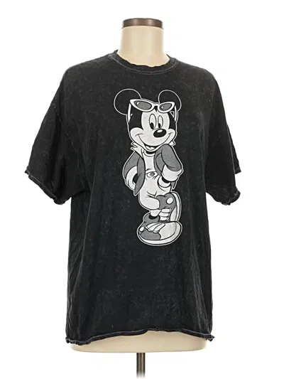 Pre-owned Disney Short Sleeve T-shirt In Black