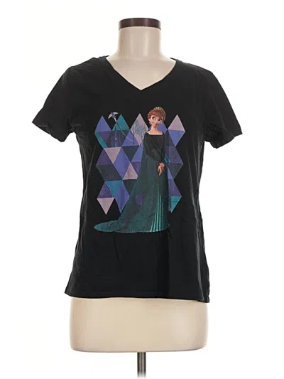 Pre-owned Disney Short Sleeve T-shirt In Black
