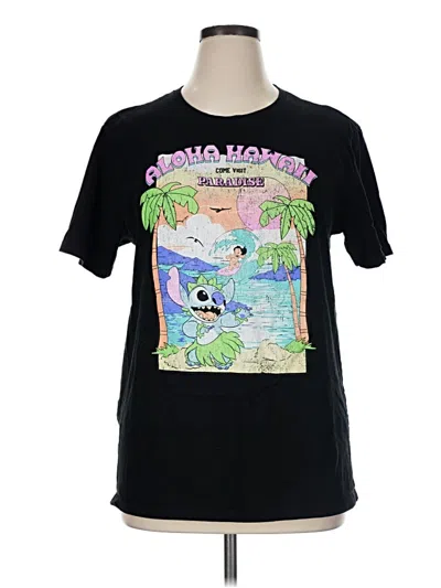Pre-owned Disney Short Sleeve T-shirt In Black