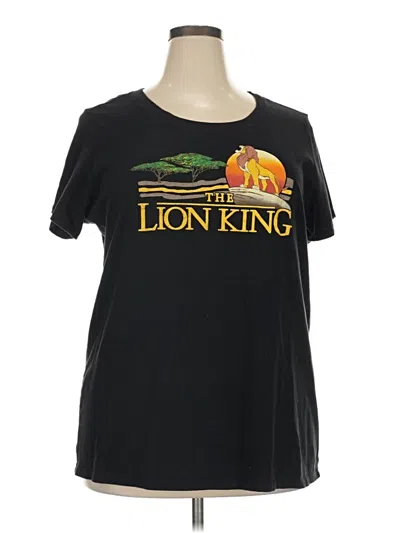 Pre-owned Disney Short Sleeve T-shirt In Black
