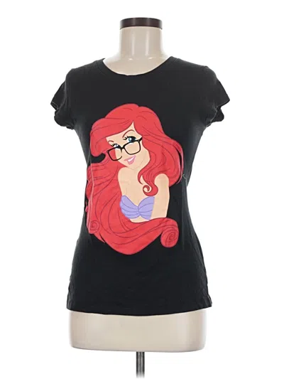 Pre-owned Disney Short Sleeve T-shirt In Black