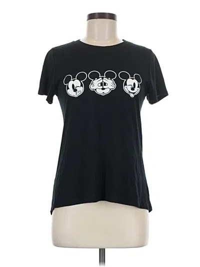 Pre-owned Disney Short Sleeve T-shirt In Black