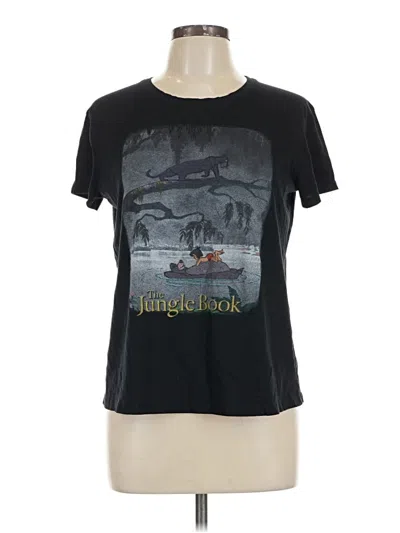 Pre-owned Disney Short Sleeve T-shirt In Black