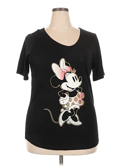 Pre-owned Disney Short Sleeve T-shirt In Black