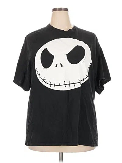 Pre-owned Disney Short Sleeve T-shirt In Black