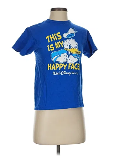 Pre-owned Disney Short Sleeve T-shirt In Blue