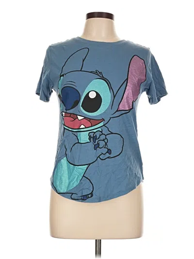 Pre-owned Disney Short Sleeve T-shirt In Blue