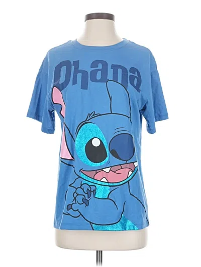 Pre-owned Disney Short Sleeve T-shirt In Blue