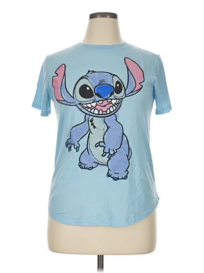 Pre-owned Disney Short Sleeve T-shirt In Blue