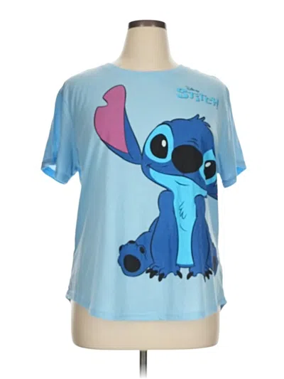 Pre-owned Disney Short Sleeve T-shirt In Blue