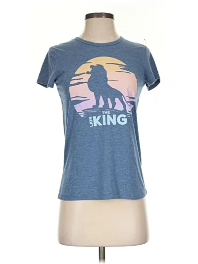 Pre-owned Disney Short Sleeve T-shirt In Blue