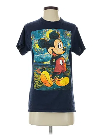 Pre-owned Disney Short Sleeve T-shirt In Blue