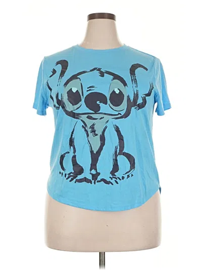 Pre-owned Disney Short Sleeve T-shirt In Blue