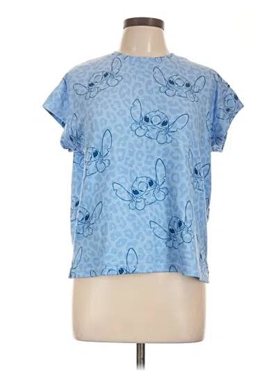 Pre-owned Disney Short Sleeve T-shirt In Blue