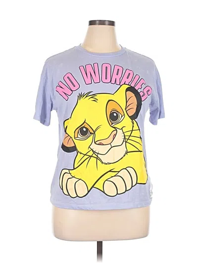 Pre-owned Disney Short Sleeve T-shirt In Blue