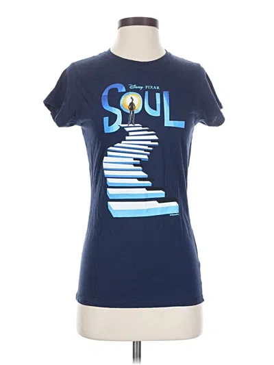 Pre-owned Disney Short Sleeve T-shirt In Blue