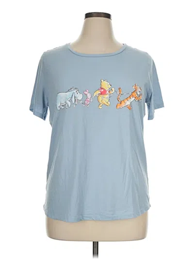 Pre-owned Disney Short Sleeve T-shirt In Blue