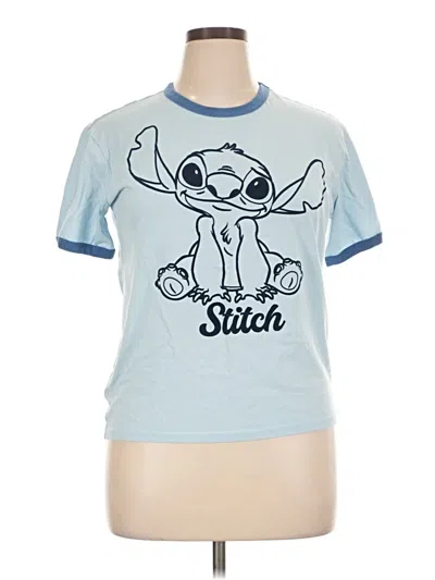 Pre-owned Disney Short Sleeve T-shirt In Blue