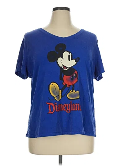 Pre-owned Disney Short Sleeve T-shirt In Blue