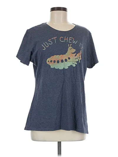 Pre-owned Disney Short Sleeve T-shirt In Blue