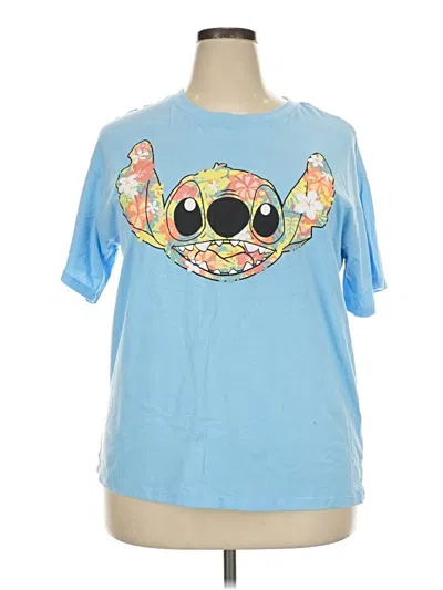 Pre-owned Disney Short Sleeve T-shirt In Blue