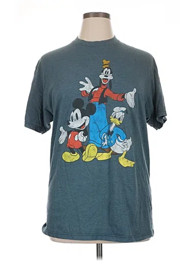 Pre-owned Disney Short Sleeve T-shirt In Blue