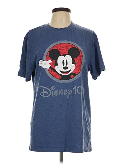 Pre-owned Disney Short Sleeve T-shirt In Blue