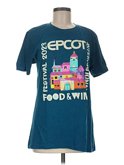 Pre-owned Disney Short Sleeve T-shirt In Blue