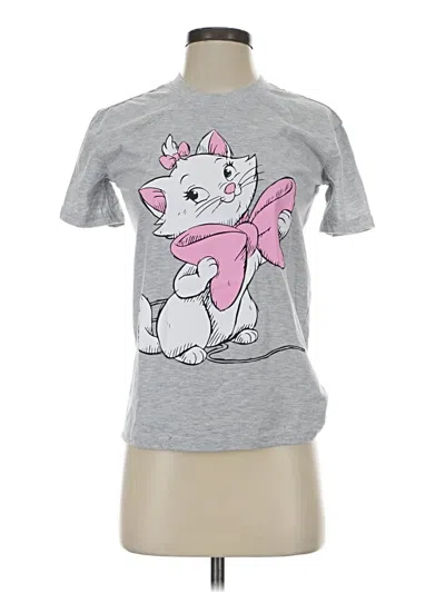 Pre-owned Disney Short Sleeve T-shirt In Gray