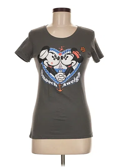 Pre-owned Disney Short Sleeve T-shirt In Gray