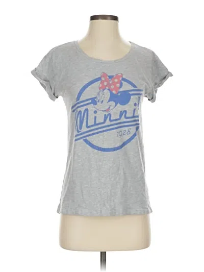 Pre-owned Disney Short Sleeve T-shirt In Gray