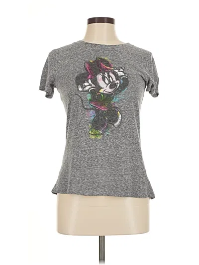 Pre-owned Disney Short Sleeve T-shirt In Gray