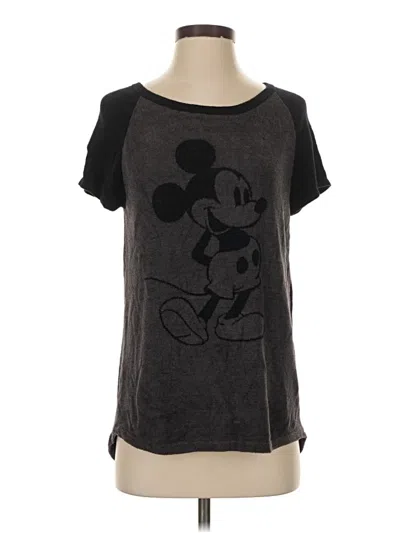 Pre-owned Disney Short Sleeve T-shirt In Gray