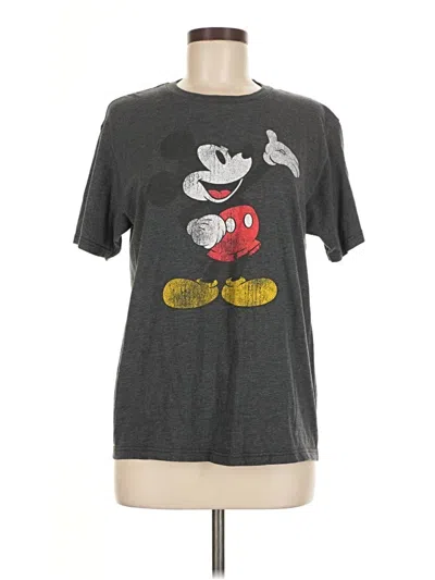 Pre-owned Disney Short Sleeve T-shirt In Gray