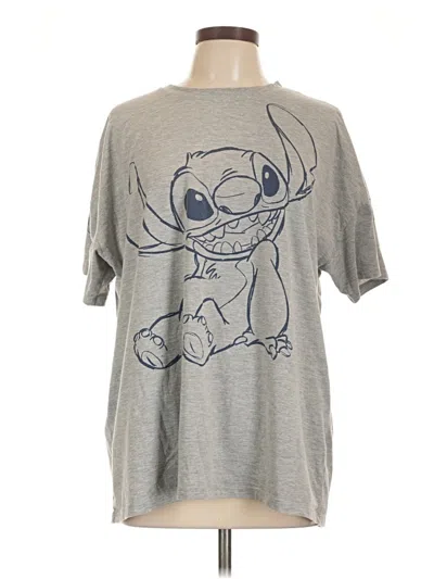 Pre-owned Disney Short Sleeve T-shirt In Gray