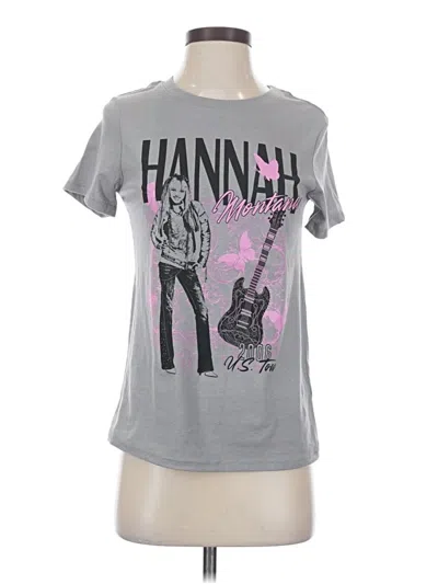 Pre-owned Disney Short Sleeve T-shirt In Gray