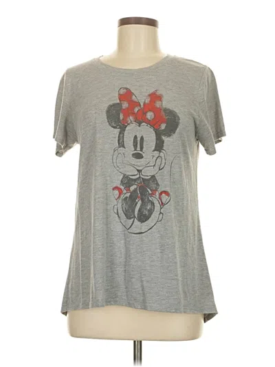 Pre-owned Disney Short Sleeve T-shirt In Gray